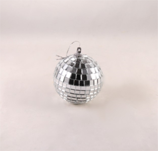 Set sfere specchietti argento pc