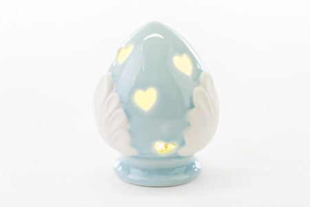 Pomo led celeste grande