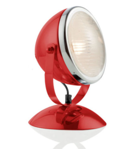 Lampada touch rosso