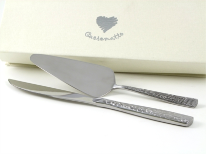 Paletta e coltello dolce cuordacciaio