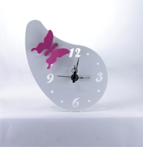 Orologio goccia rosa