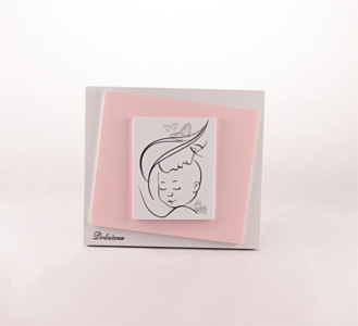 Quadretto maternit� rosa