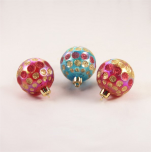 Confezione sfere multicolor