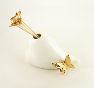 Profumatore farfalla oro