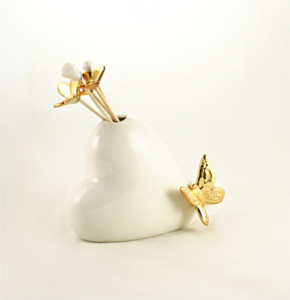 Profumatore farfalla oro