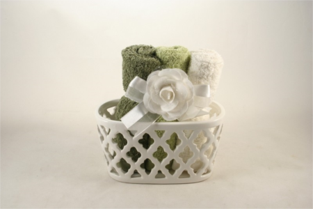 set bagno con asciugamani